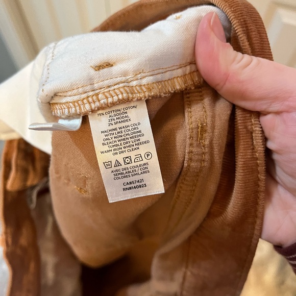 Loft 548132 High Waist Skinny Corduroy Jeans Size 32 / 14 - Picture 7 of 12